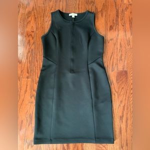 Michael Kors Scuba Zipper Dress Black Size 14